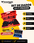 SET DE DADOS DE 3/4 Y 1 PULGADA