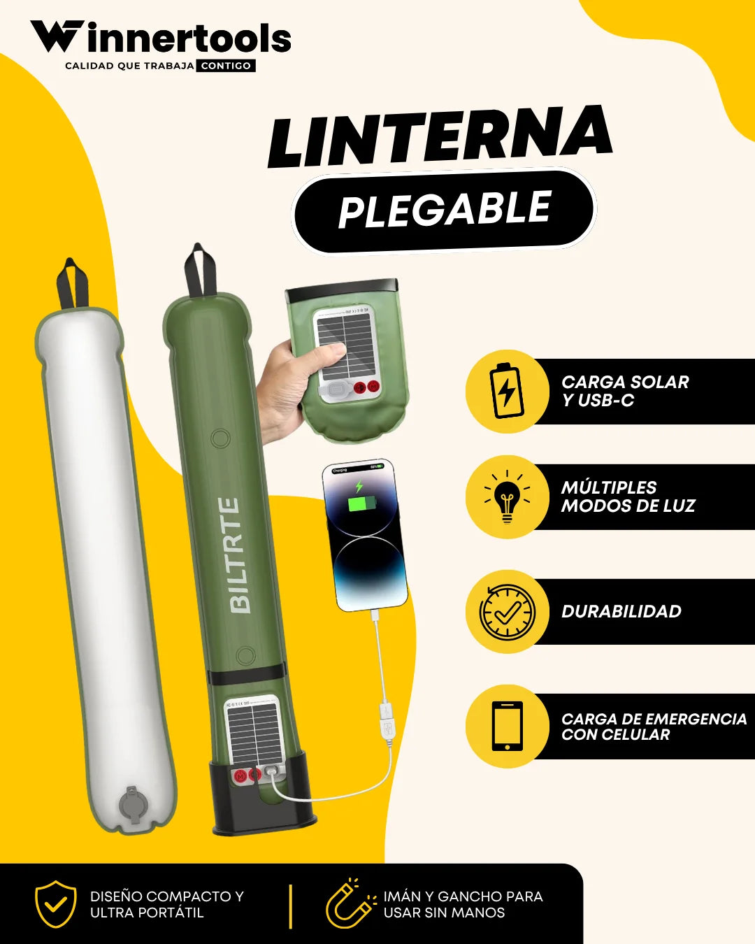Linterna Plegable