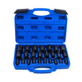 Kit Extractor de Tornillos y Pernos Dañados (Set Profesional de 25 Piezas)