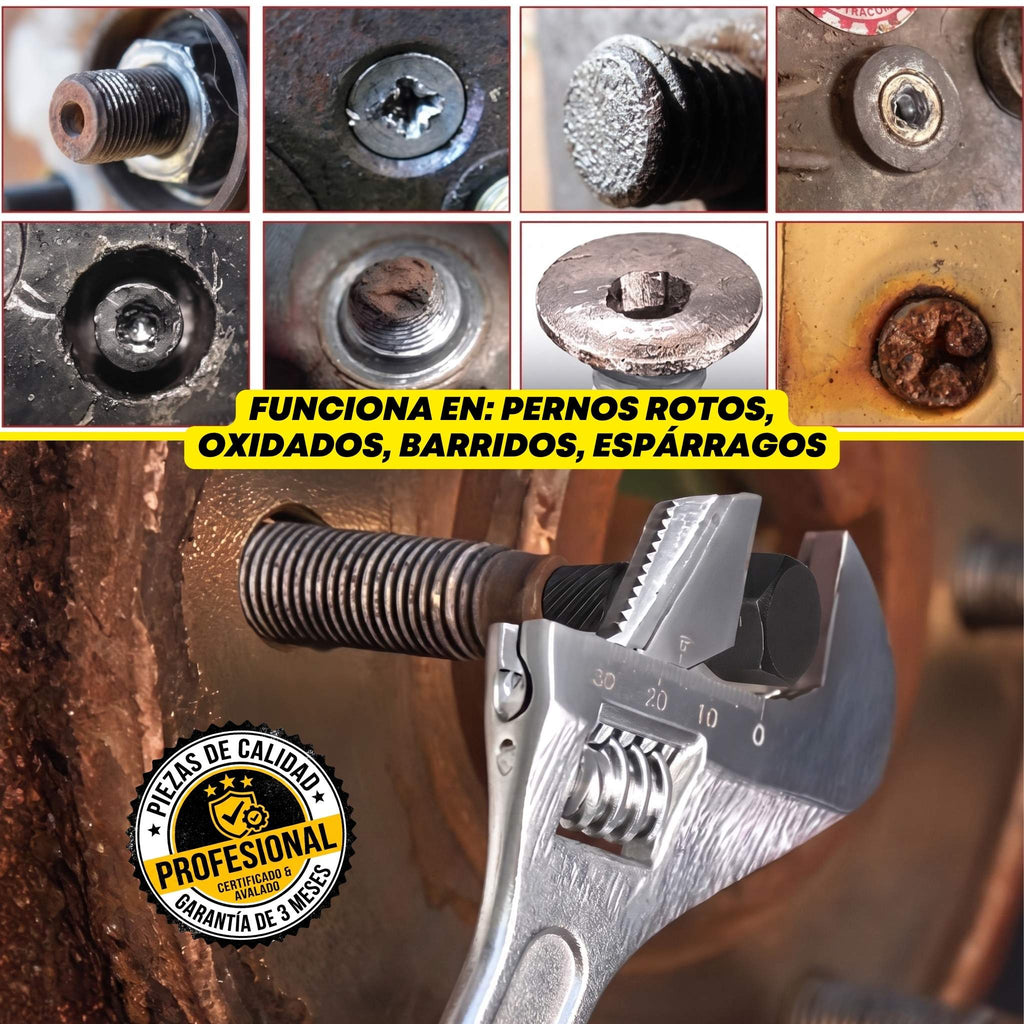 Kit Extractor de Tornillos y Pernos Dañados (Set Profesional de 25 Piezas)