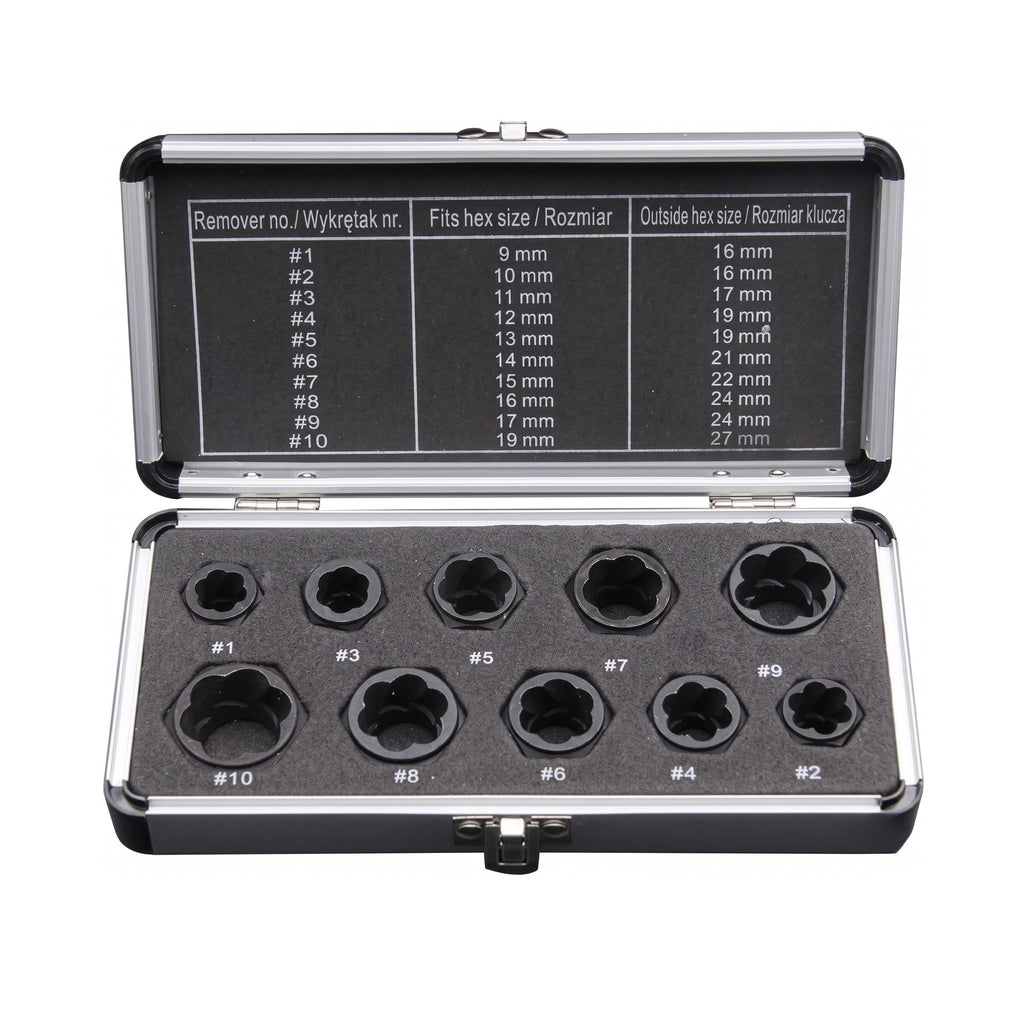 Set Extractor de Impacto para Tuercas y Tornillos Redondeados u Oxidados