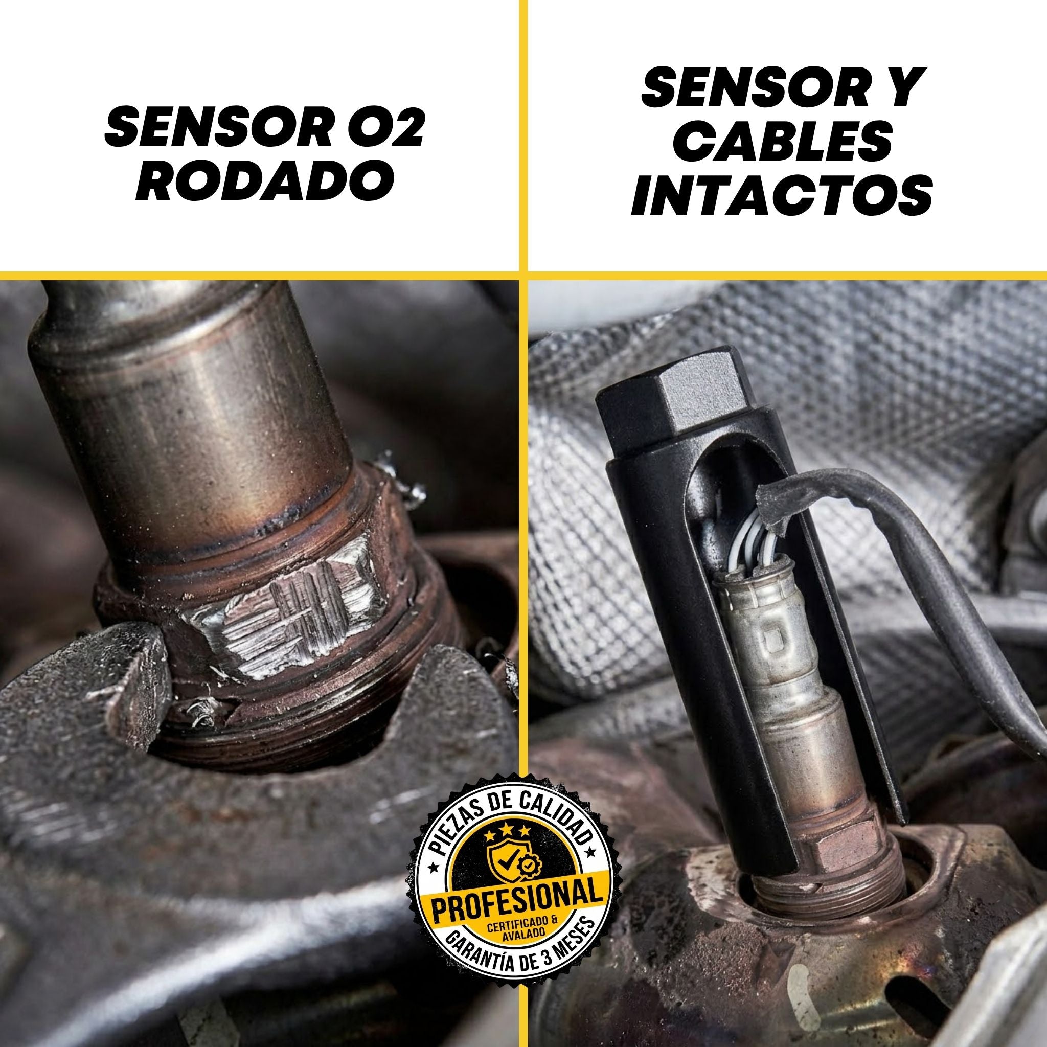Kit Automotriz Extractor de Sensores de Oxígeno y Vacío (7 Piezas)